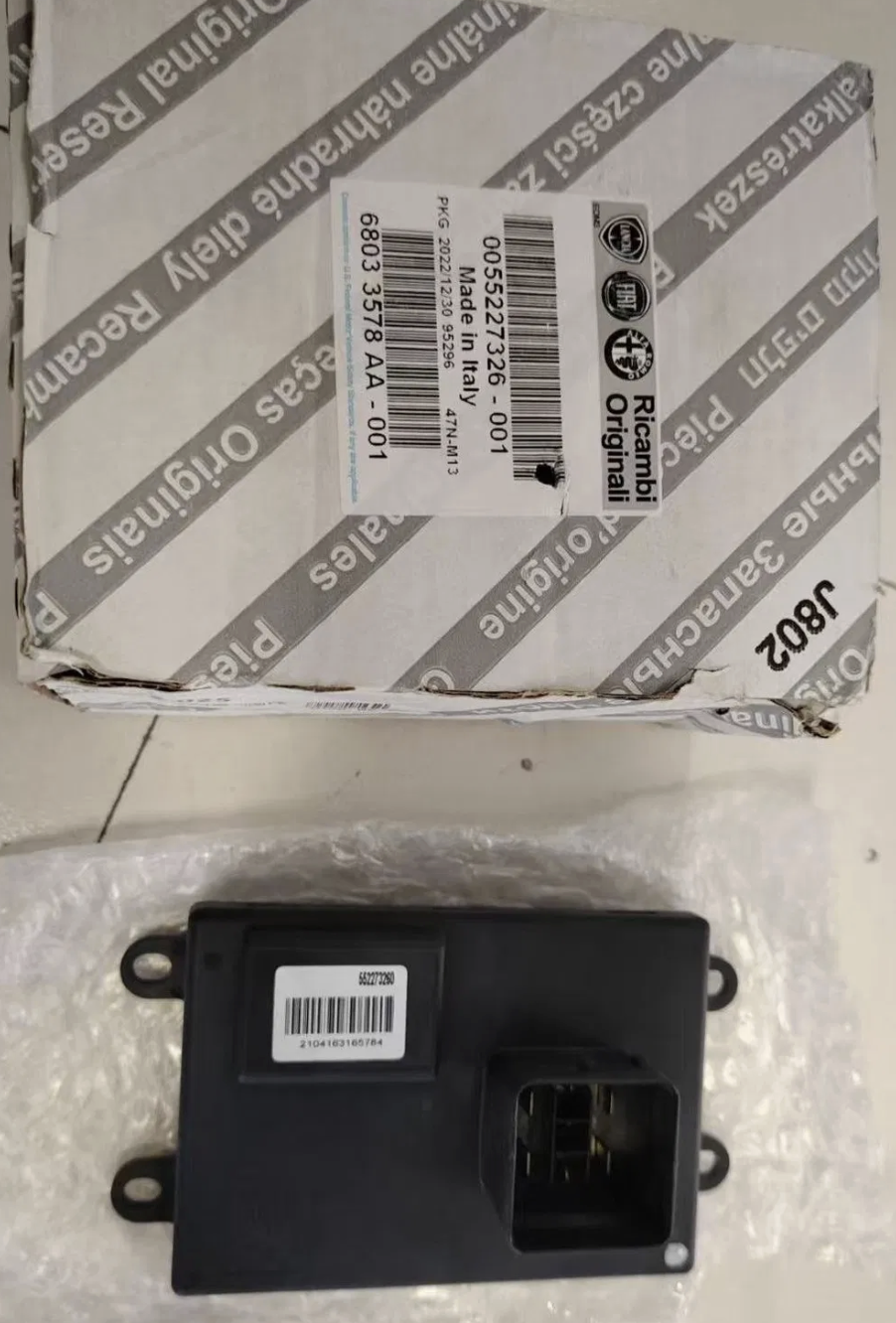 C635 Sdu 552273260 68033578AA Gearbox Transmission Control Unit Tcu for FIAT Viaggio